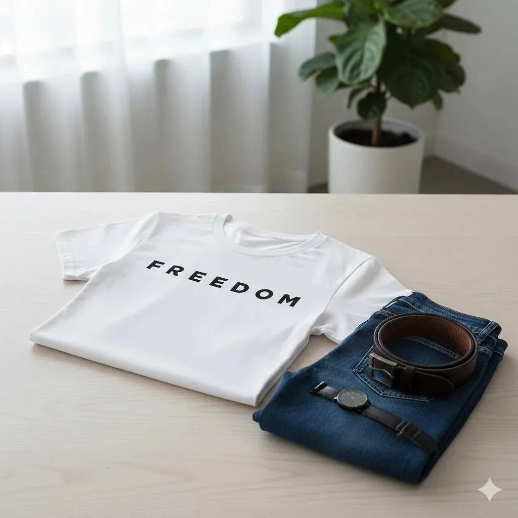 [UNISEX SWEATSHIRT🌟 Freedom Shirt – Timeless Unisex Tee Celebrating Faith, Hope & Everyday Strength